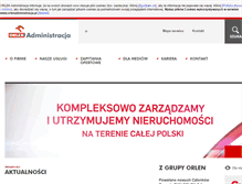 Tablet Screenshot of orlenadministracja.pl